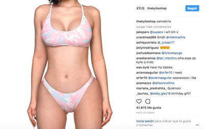 Kylie Jenner y su nueva colección de bikinis