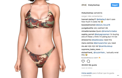 Kylie Jenner y su nueva colección de bikinis